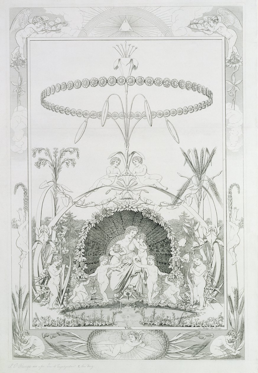 Día, 1805 de Philipp Otto Runge