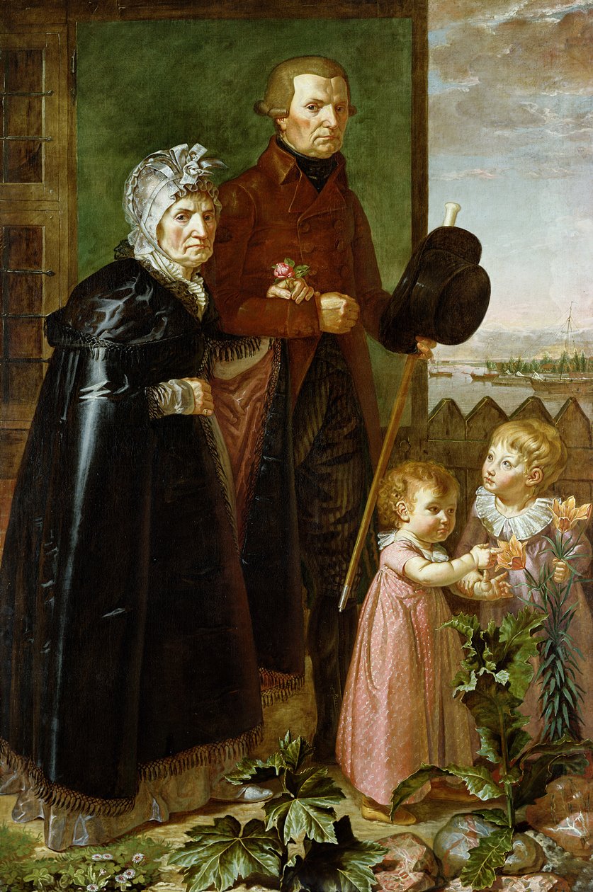 Los padres del artista, 1806 de Philipp Otto Runge