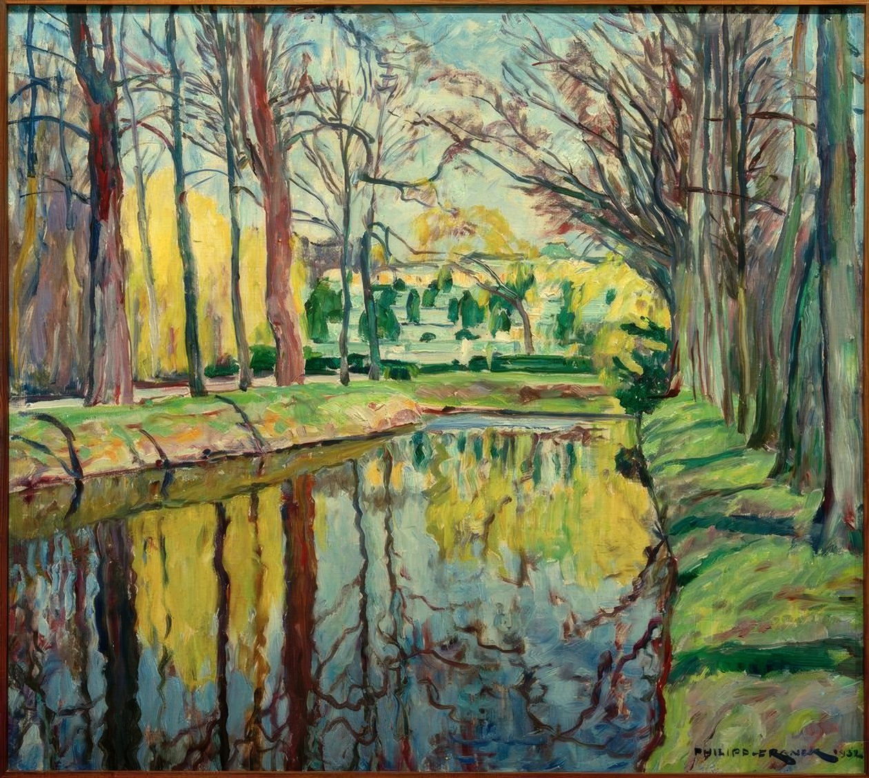 Vista del Palacio Sanssouci de Philipp Franck