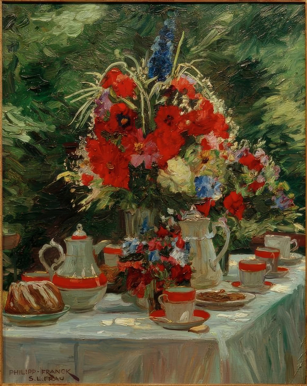 La mesa de café de Philipp Franck