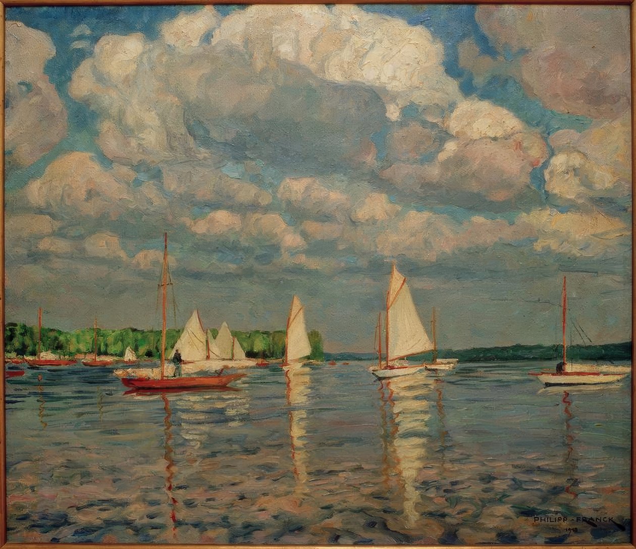 Barcos de vela en el Wannsee de Philipp Franck