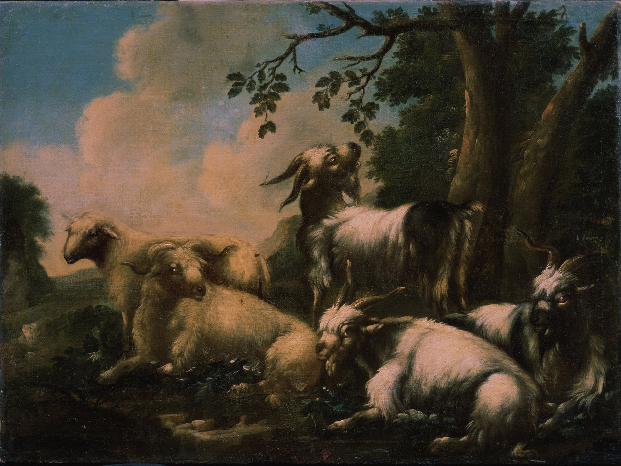 Reposo del rebaño de Philipp Peter Roos