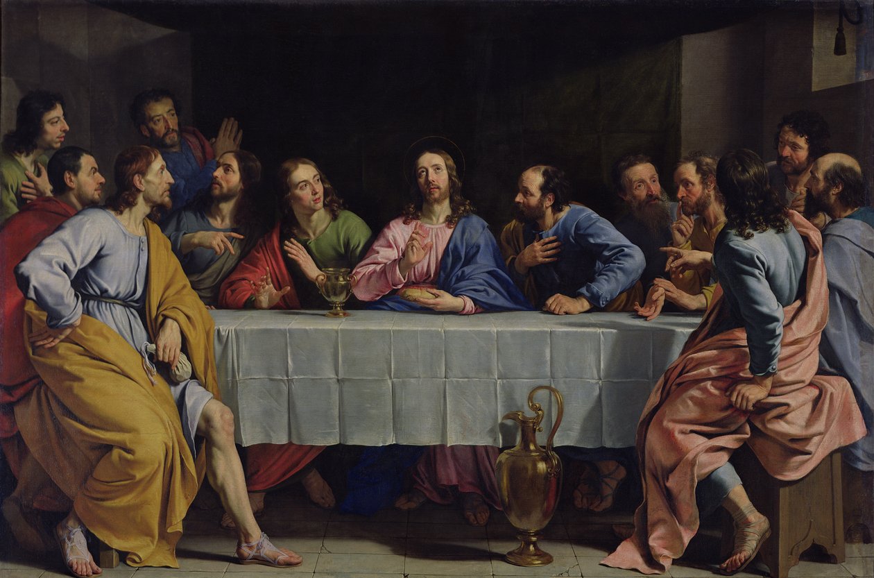 La última cena, 1648 de Philippe de Champaigne