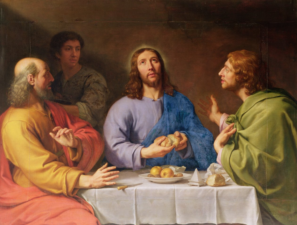 La Cena en Emaús de Philippe de Champaigne