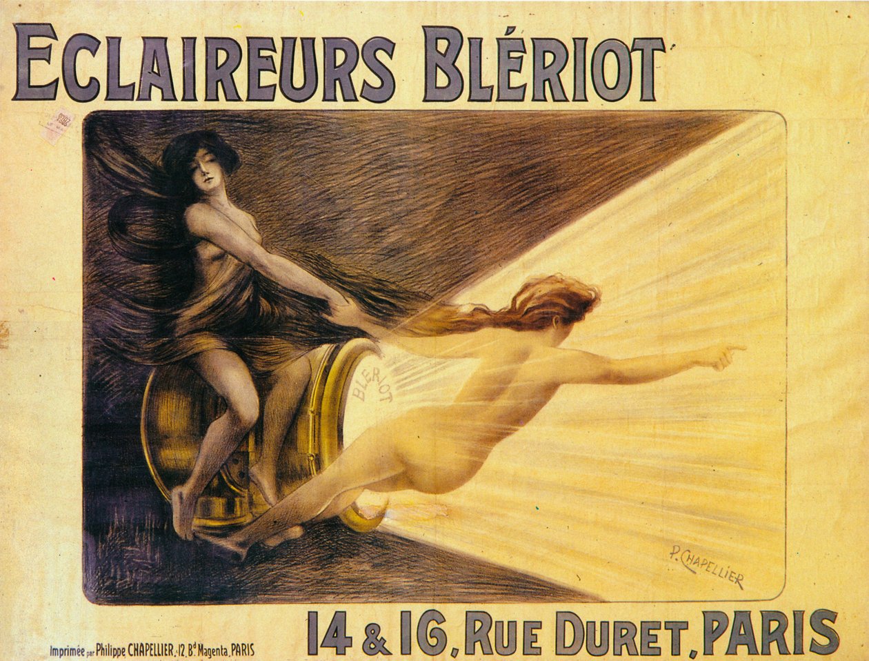 Anuncio de faros Bleriot de Philippe Chapellier