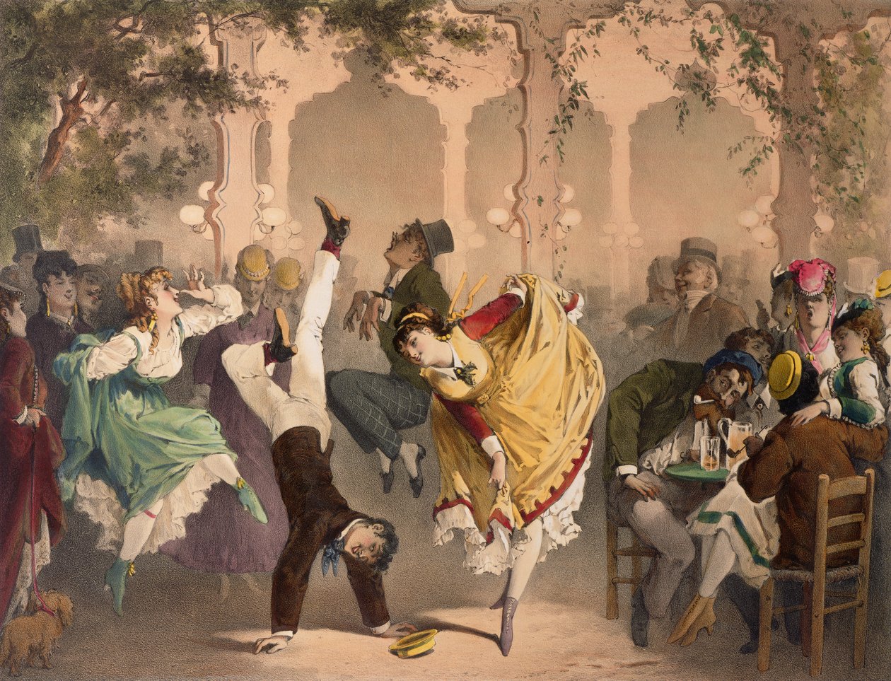 Le Quadrille a Bullier de Philippe Jacques Linder