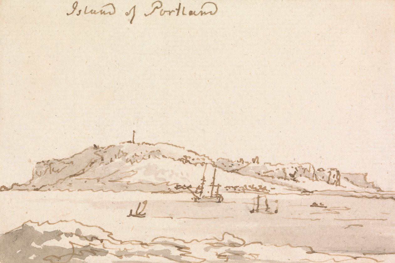 La isla de Portland de Philippe Jacques de Loutherbourg