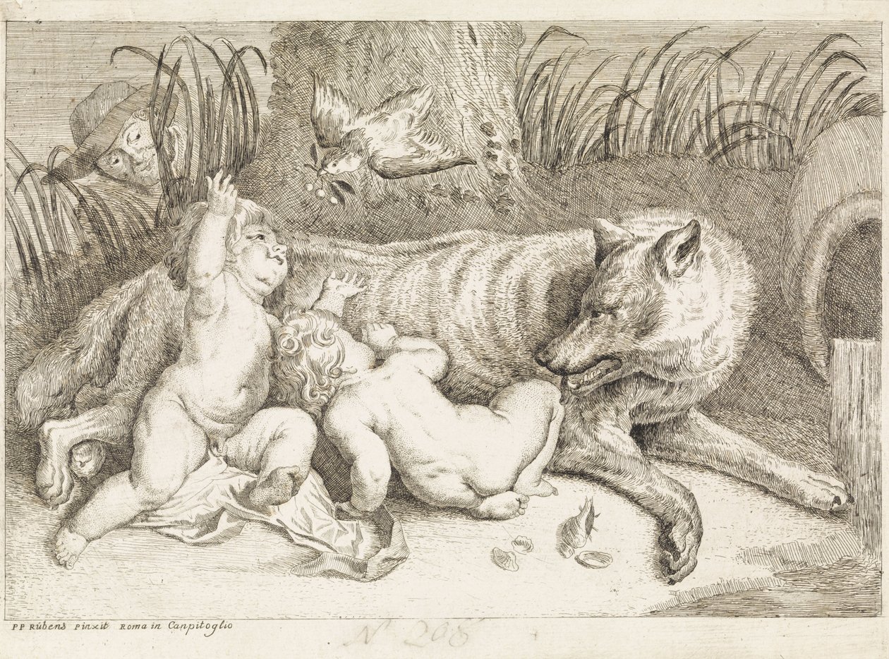 Rómulo y Remo de Philippe Lambert Joseph Spruyt