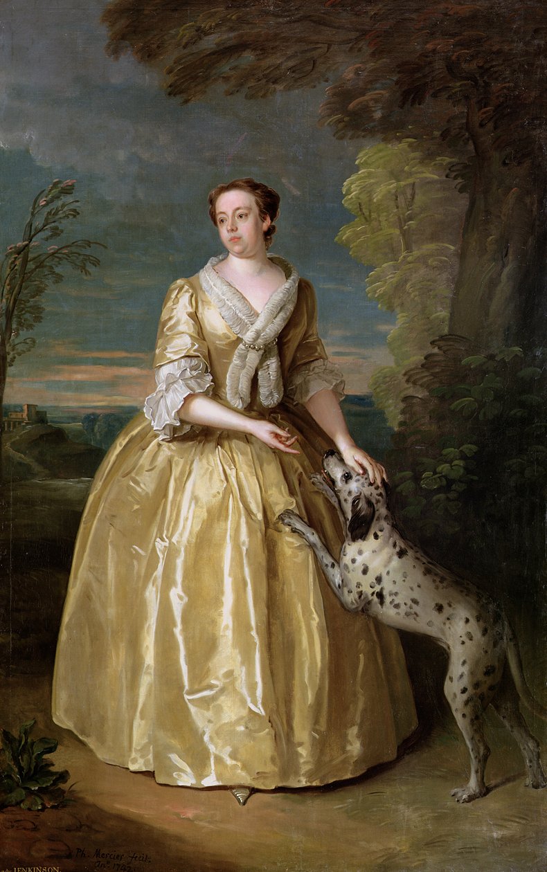 Retrato de Lady Jenkinson de Philippe Mercier