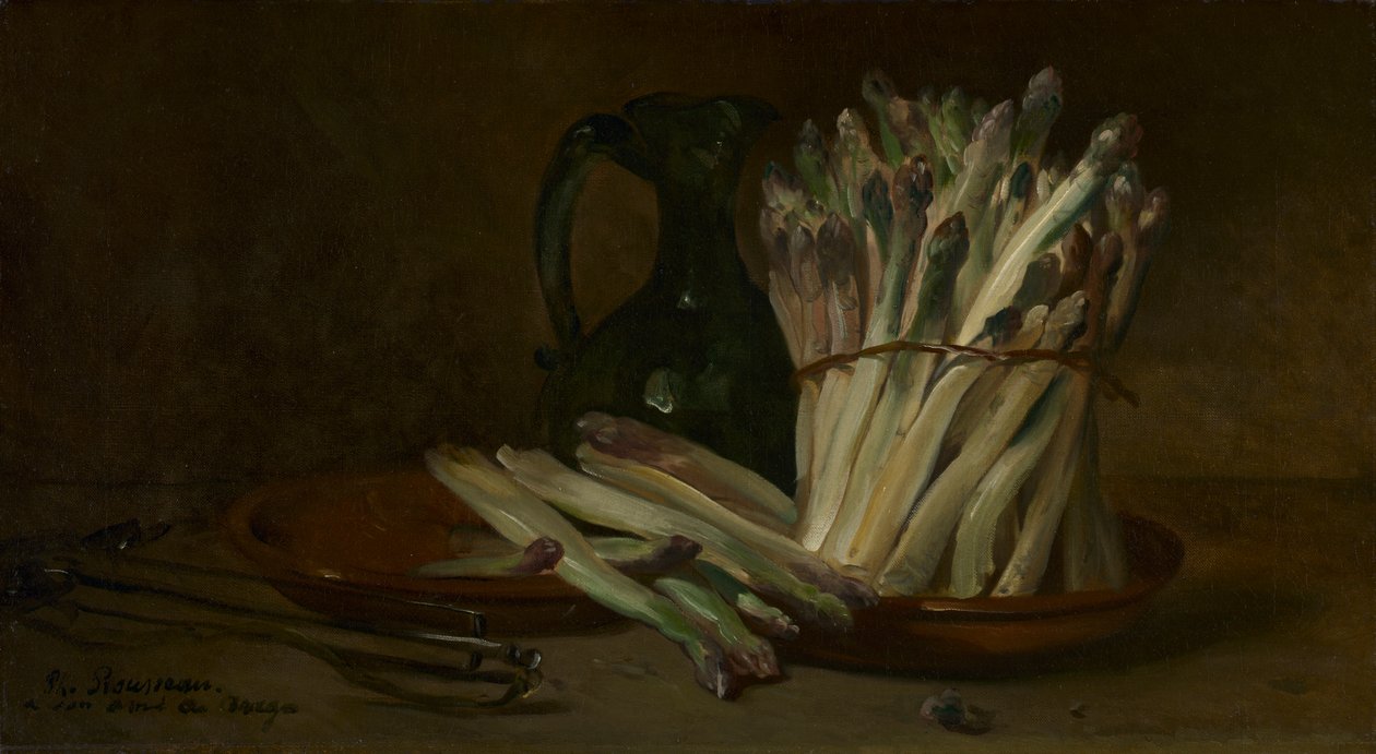 Still Life with Asparagus de Philippe Rousseau