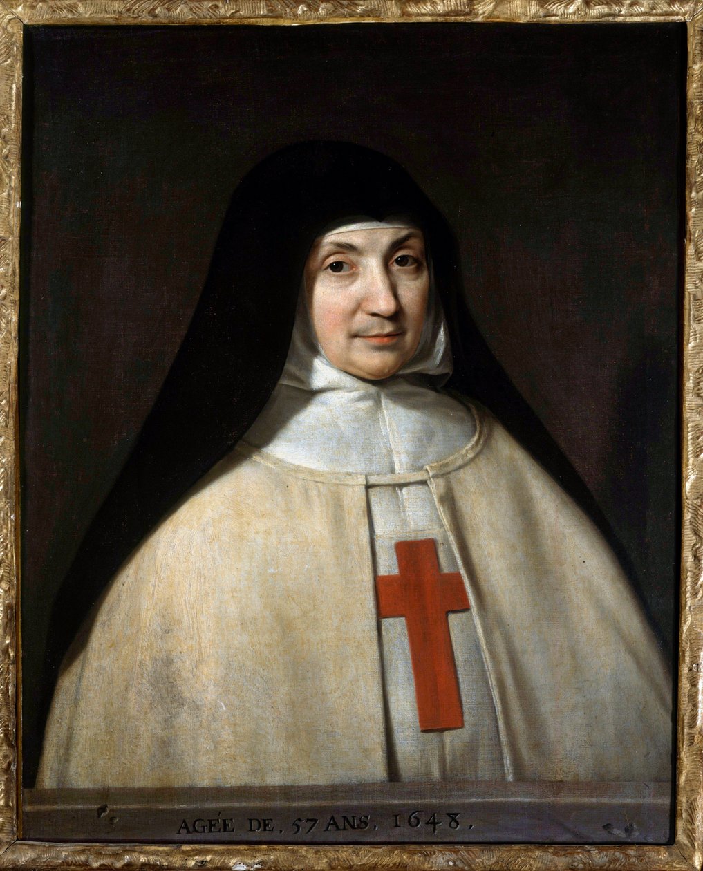 Retrato de Madre Angélica Arnauld de Philippe de Champaigne