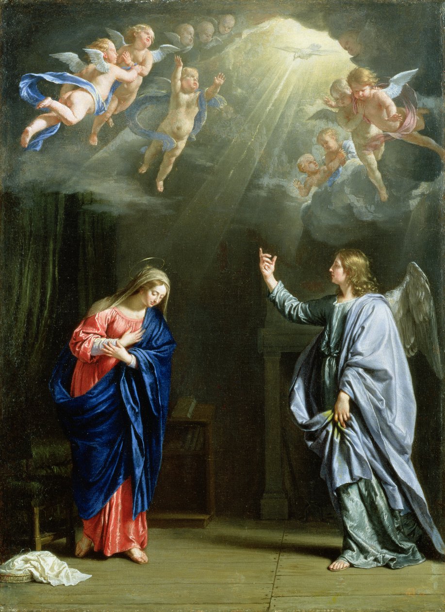 La Anunciación de Philippe de Champaigne