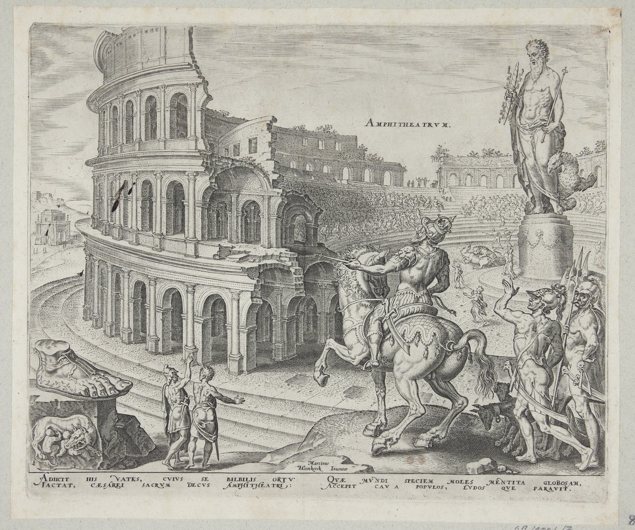 El Coliseo en Roma de Philips Galle
