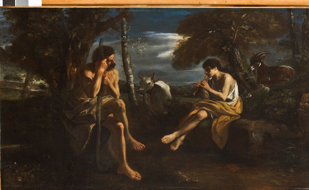 Mercurio adormeciendo a Argos, c.1645-55 de Pier Francesco Mola
