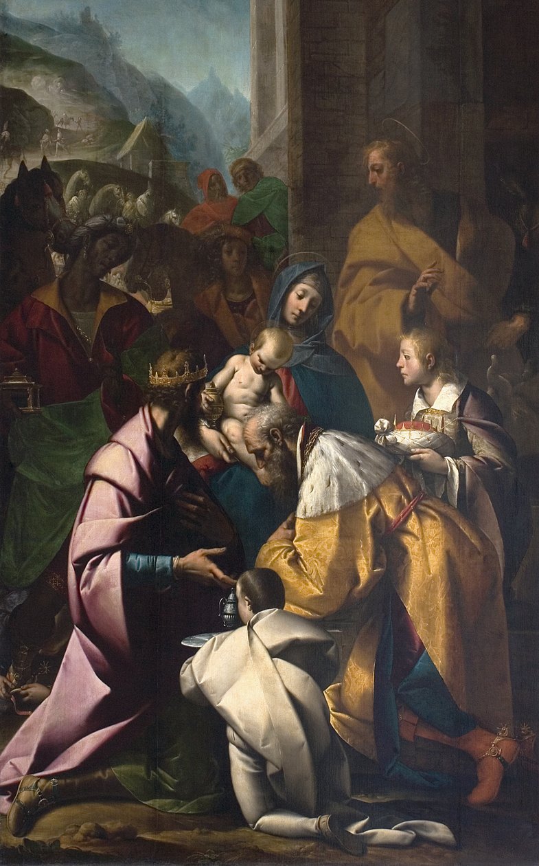 Adoración de los Magos de Pier Francesco Morazzone