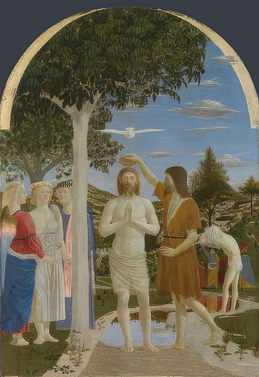El bautismo de Cristo de Piero della Francesca