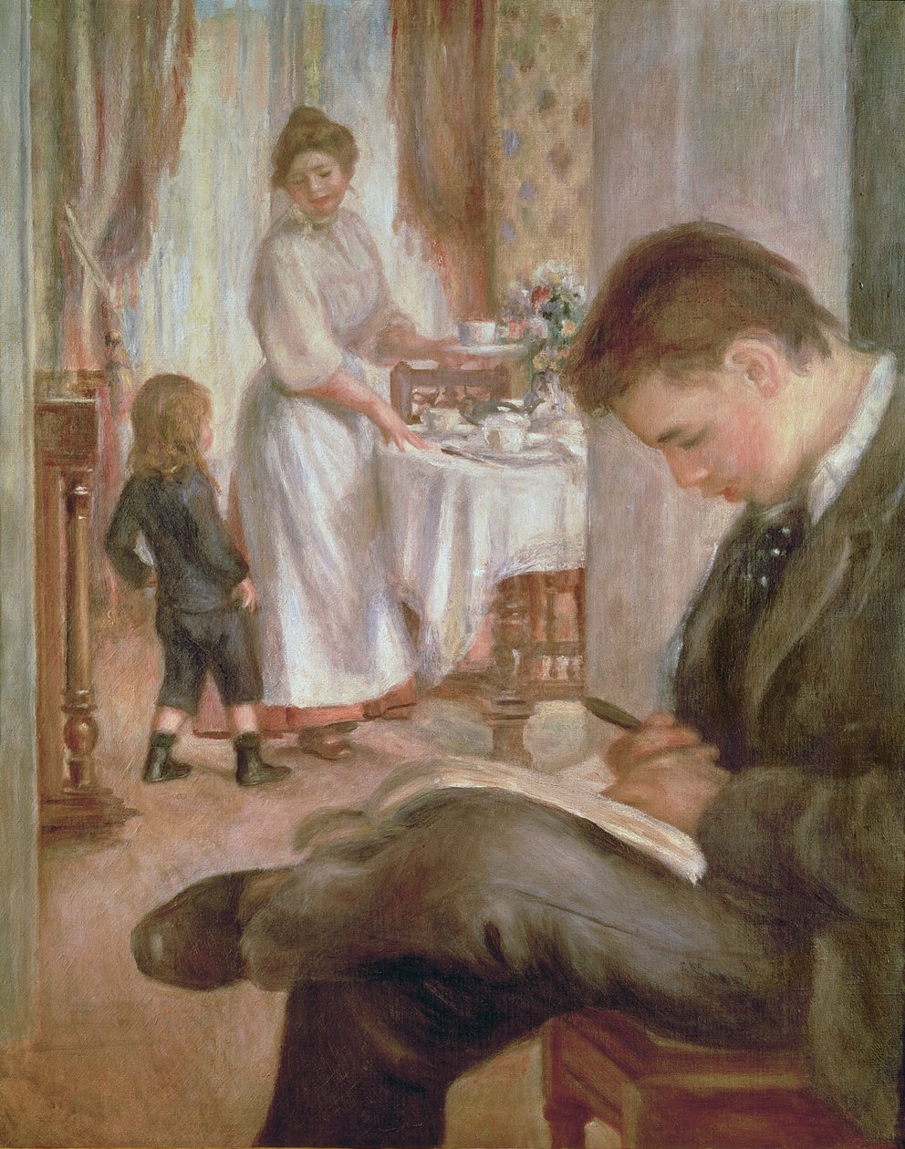 Desayuno en Berneval de Pierre Auguste Renoir