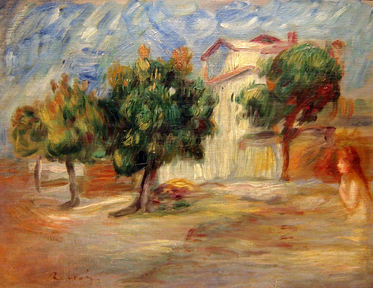 Desnudo en un paisaje de Pierre Auguste Renoir