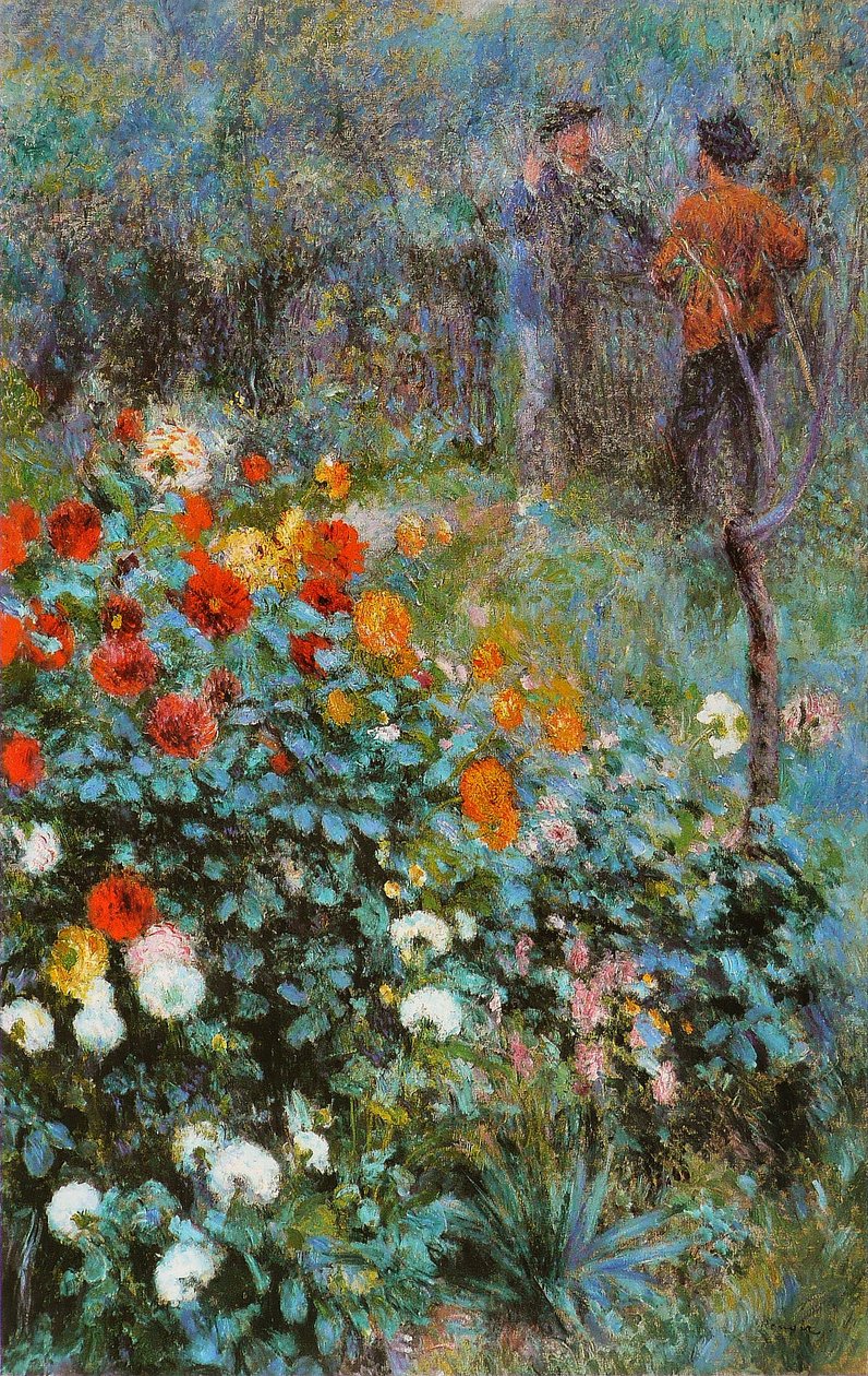 Jardín de la rue Cortot de Pierre Auguste Renoir