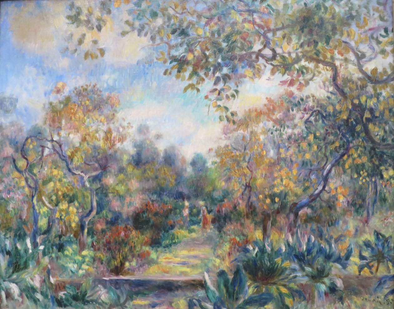 Paisaje en Beaulieu de Pierre Auguste Renoir