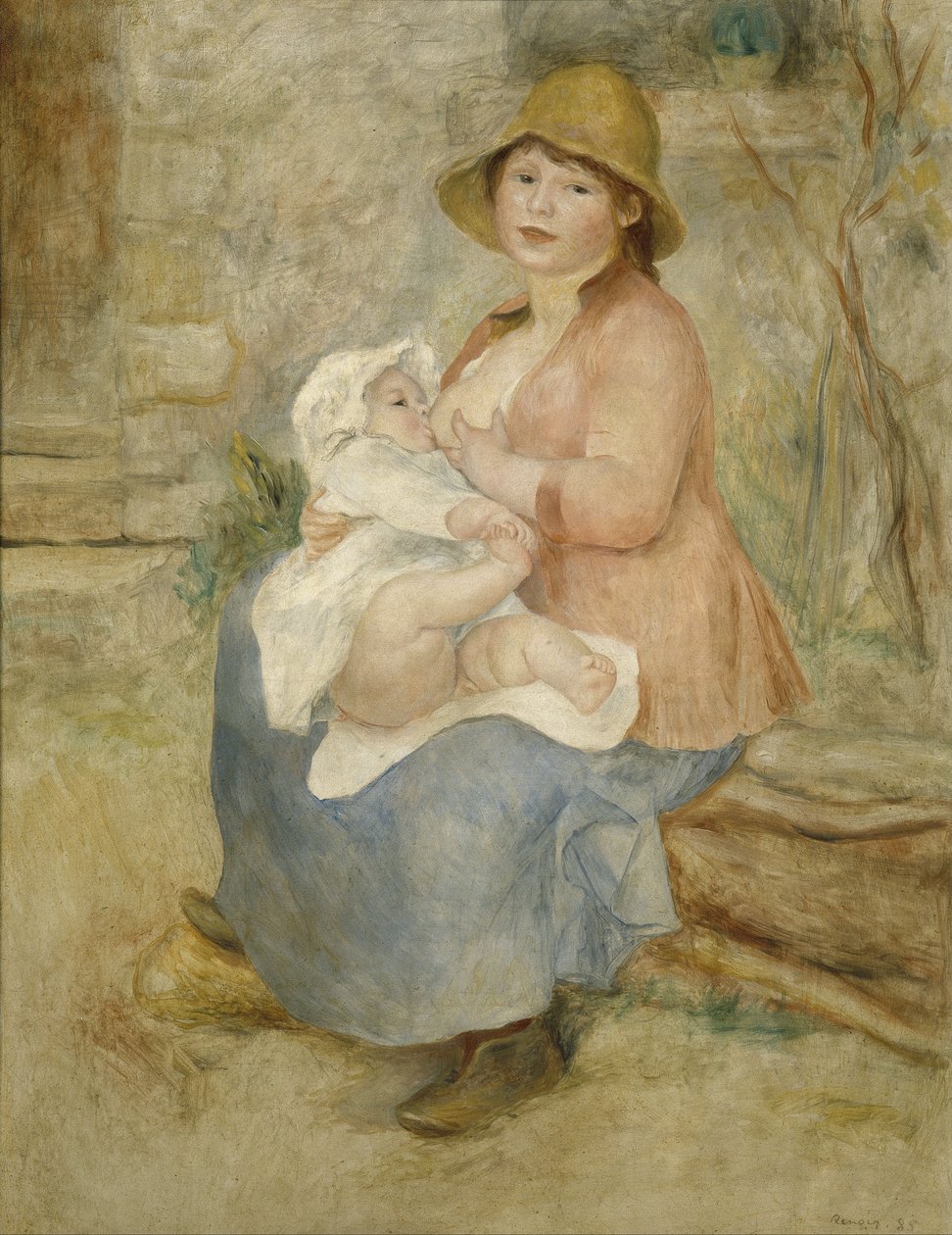 Maternidad de Pierre Auguste Renoir