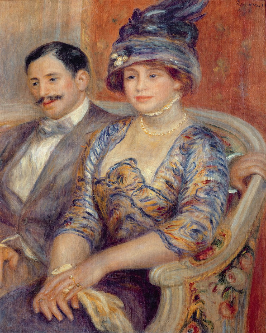 Monsieur et Madame Bernheim de Villers, 1910 de Pierre Auguste Renoir