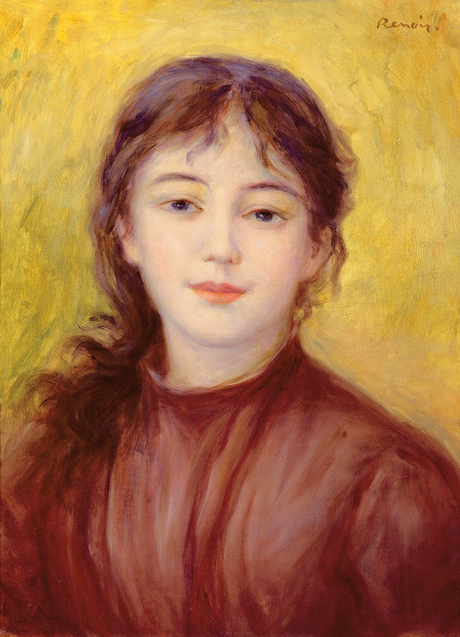 Retrato de una mujer, 1879 de Pierre Auguste Renoir