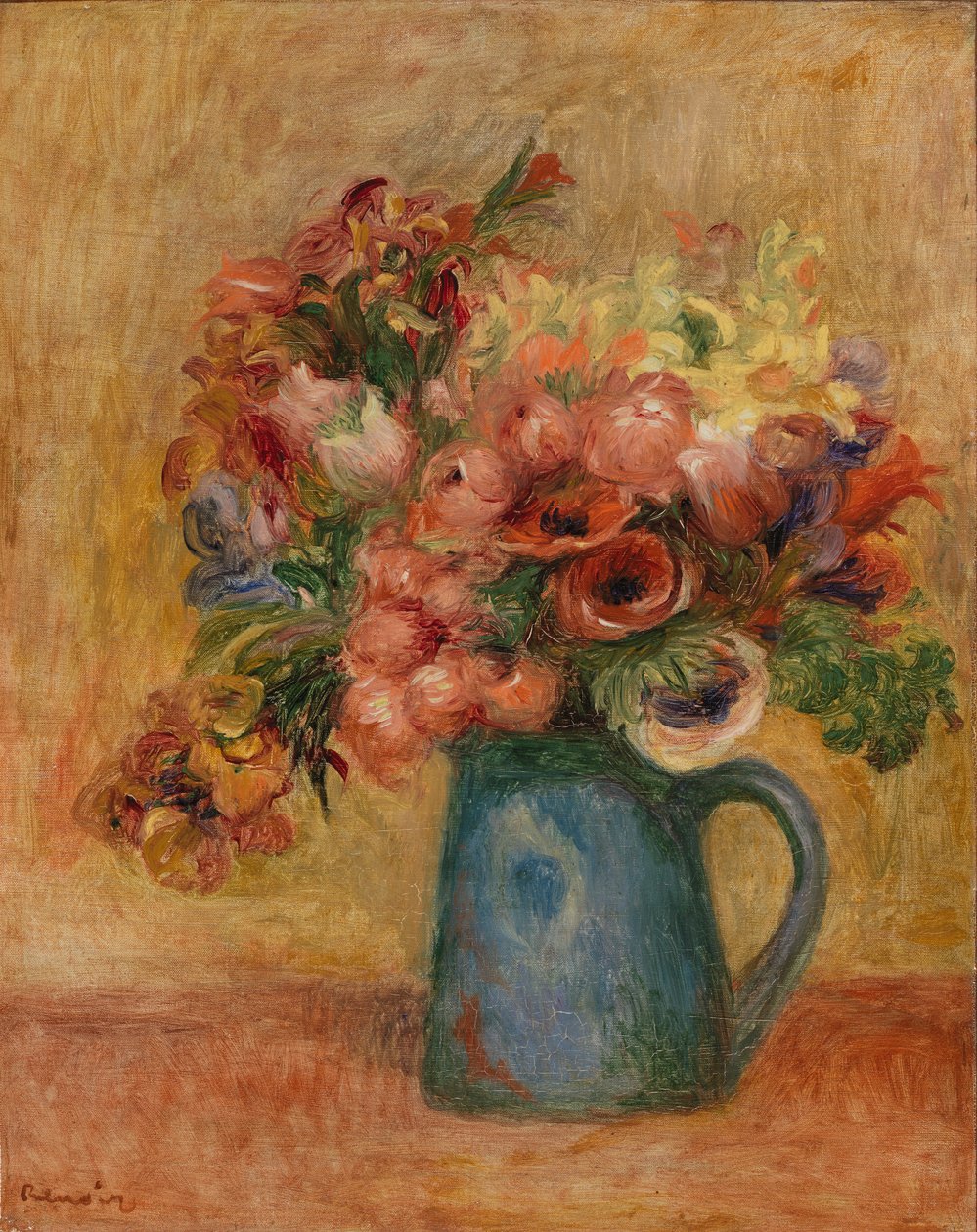Jarrón de flores de Pierre Auguste Renoir