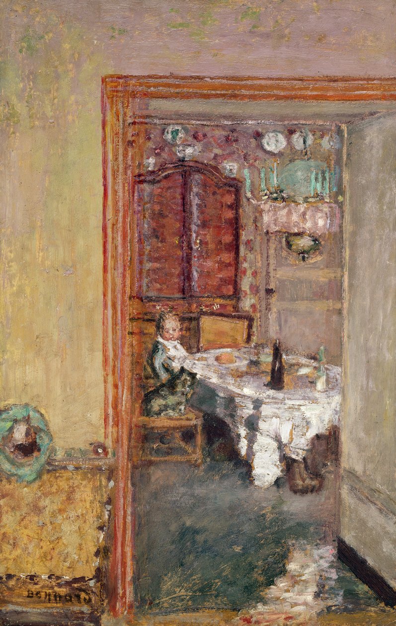 Niño en el comedor, c.1898 de Pierre Bonnard
