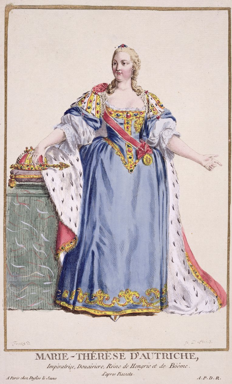 María Teresa (1717-80) Emperatriz de Austria, de 