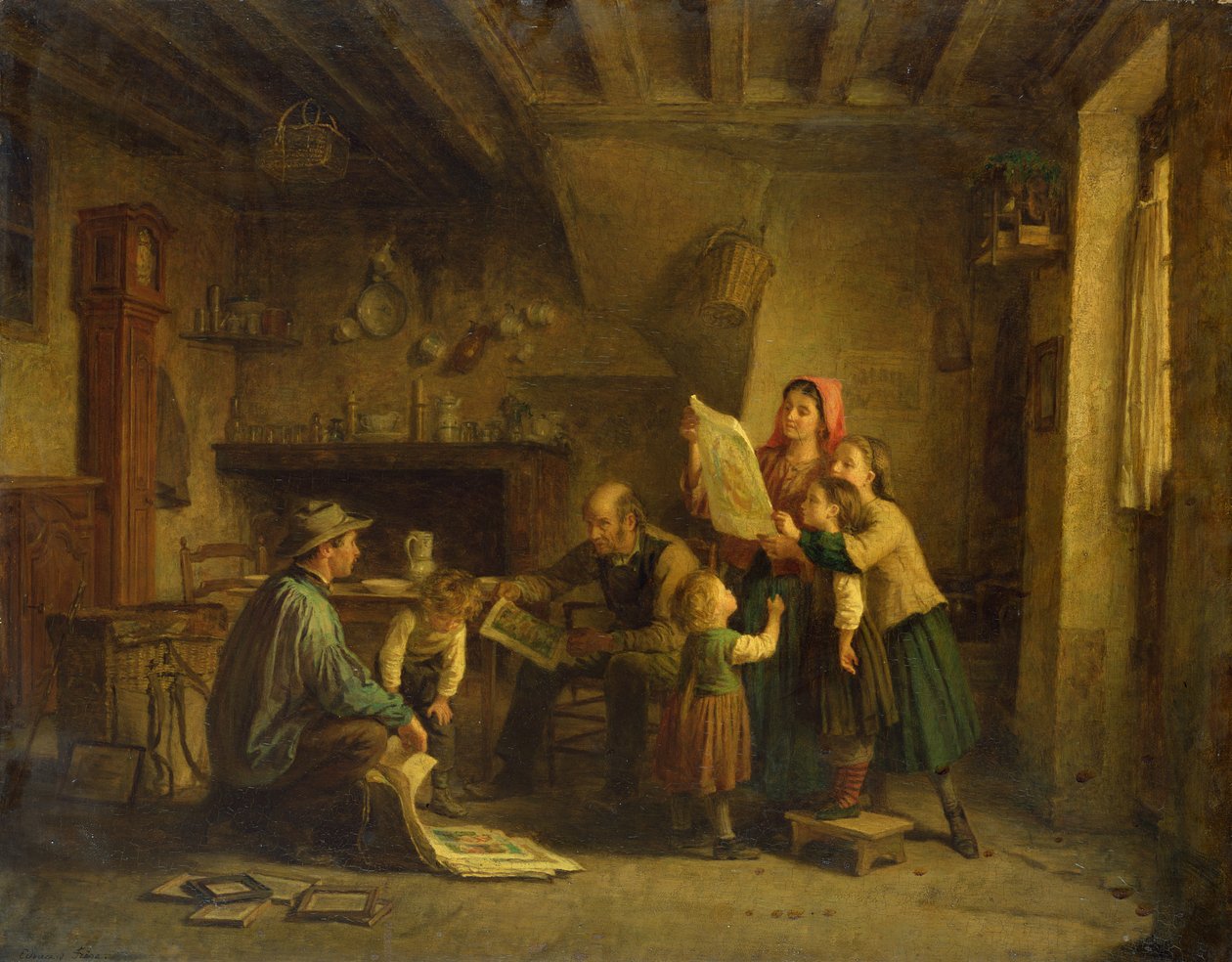 El Comerciante de Arte de Pierre Edouard Frere