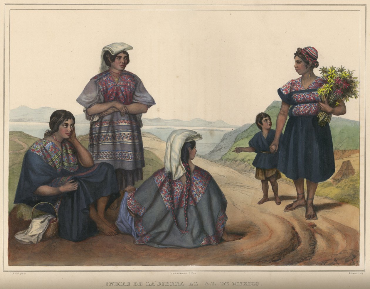 Indias de la Sierra al sureste de México de Pierre Frédéric Lehnert