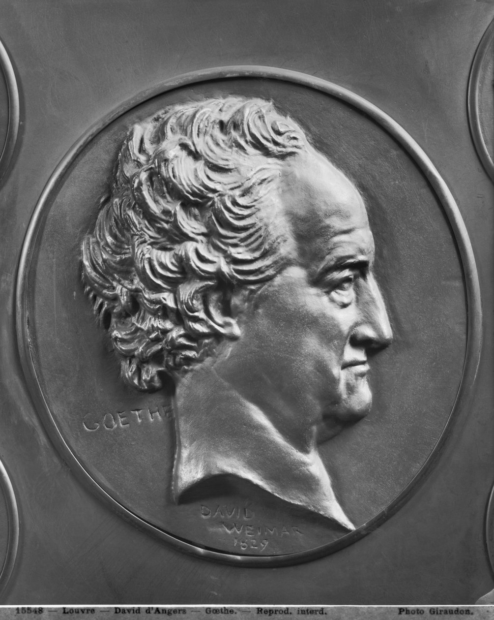 Johann Wolfgang von Goethe, 1829 de Pierre Jean David d