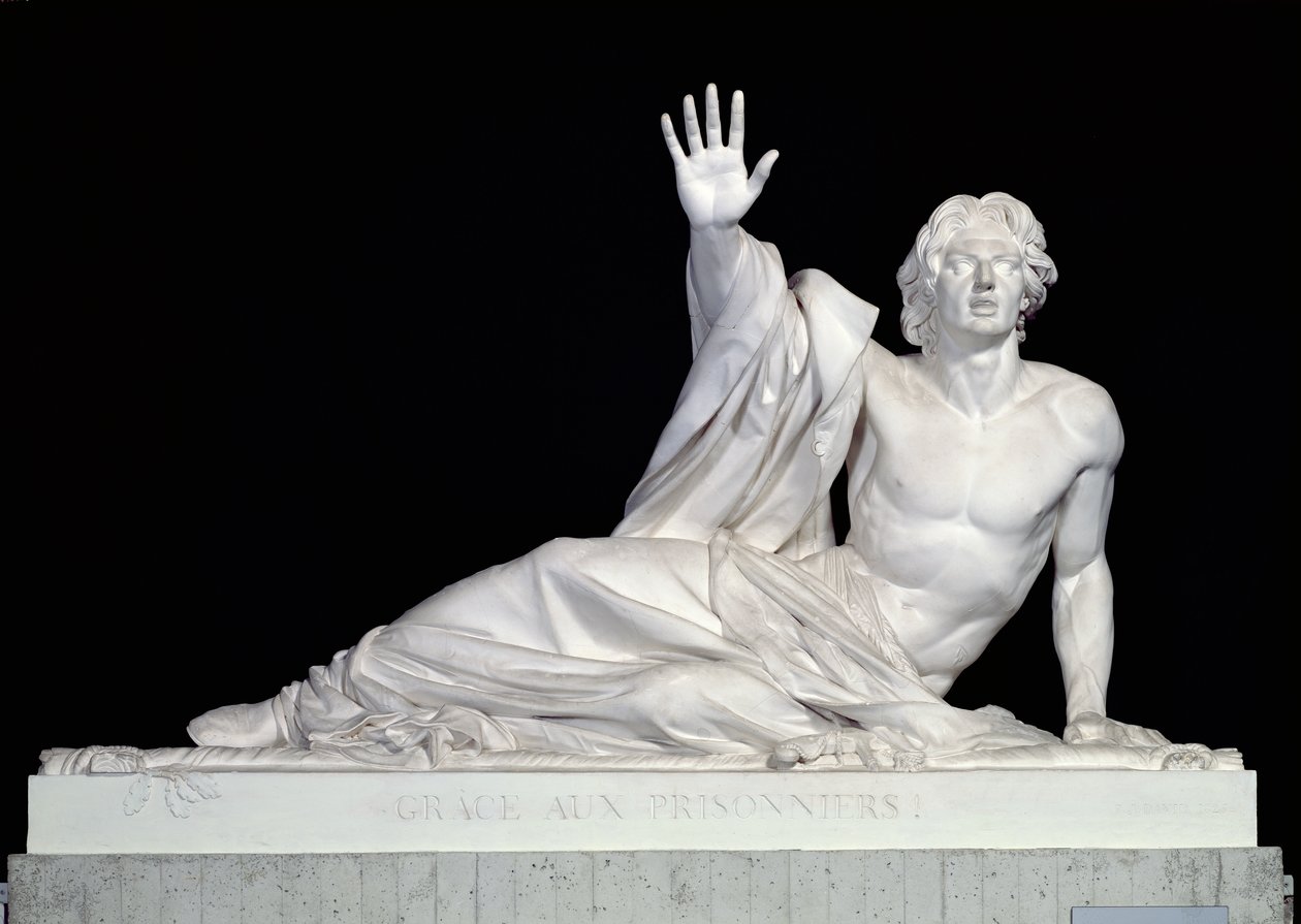 Monumento a la memoria de Charles-Artus de Bonchamps (1759-93) 1825 (yeso) de Pierre Jean David d