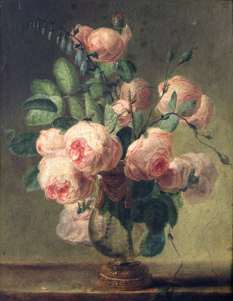 Jarrón de flores de Pierre Joseph Redouté