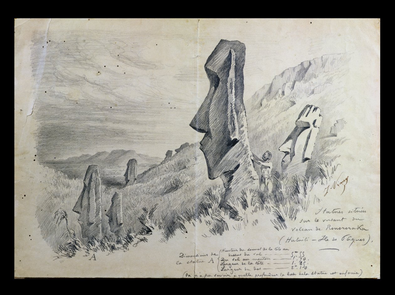 Monumentos en la Isla de Pascua de Pierre Loti