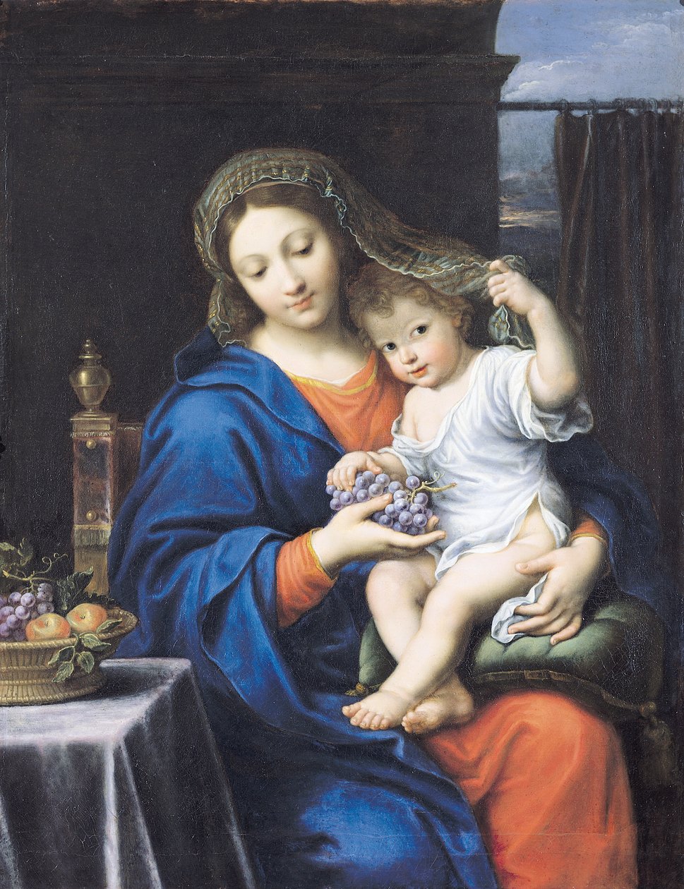 La Virgen de las Uvas, 1640-50 de Pierre Mignard