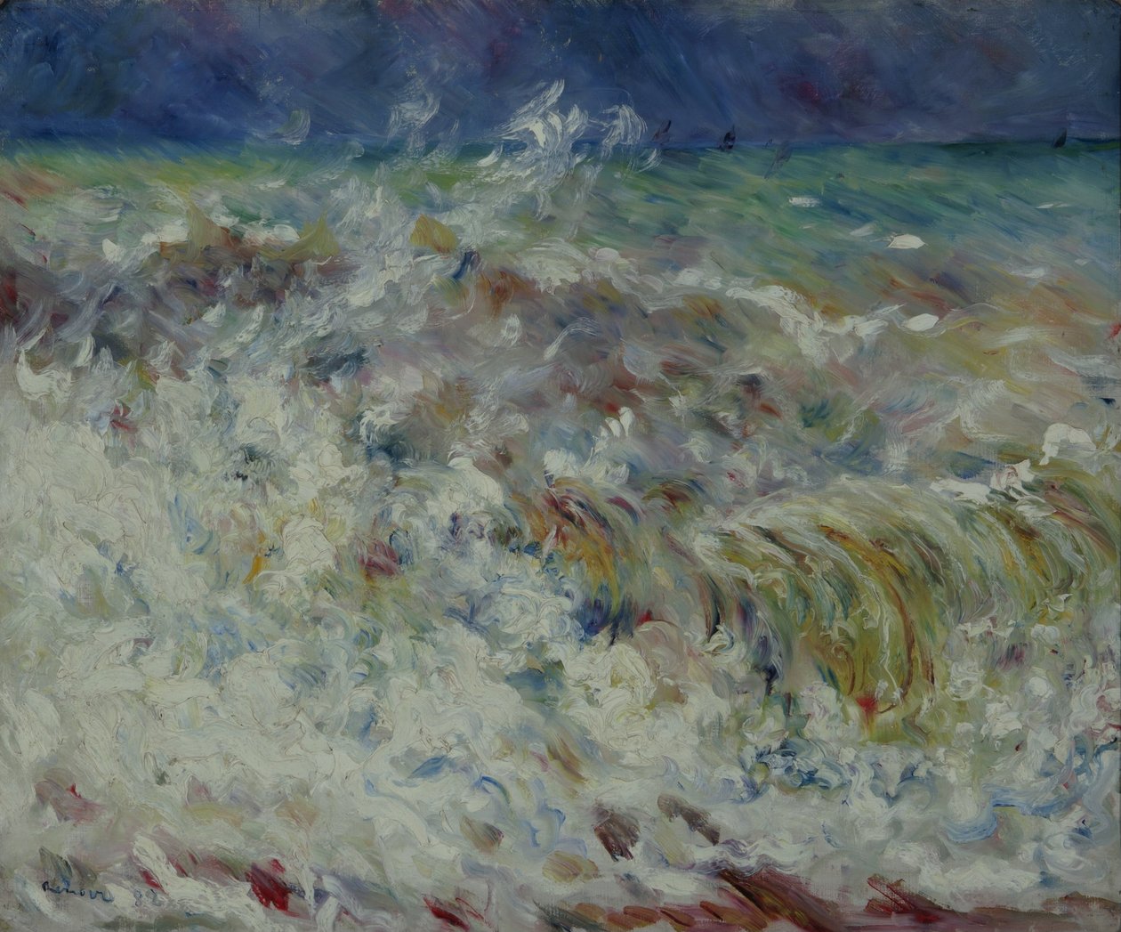 La Ola de Pierre Auguste Renoir