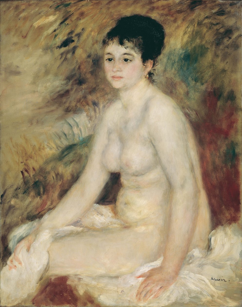 Después del baño de Pierre Auguste Renoir