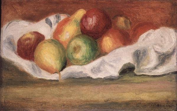 Manzanas y Peras de Pierre Auguste Renoir