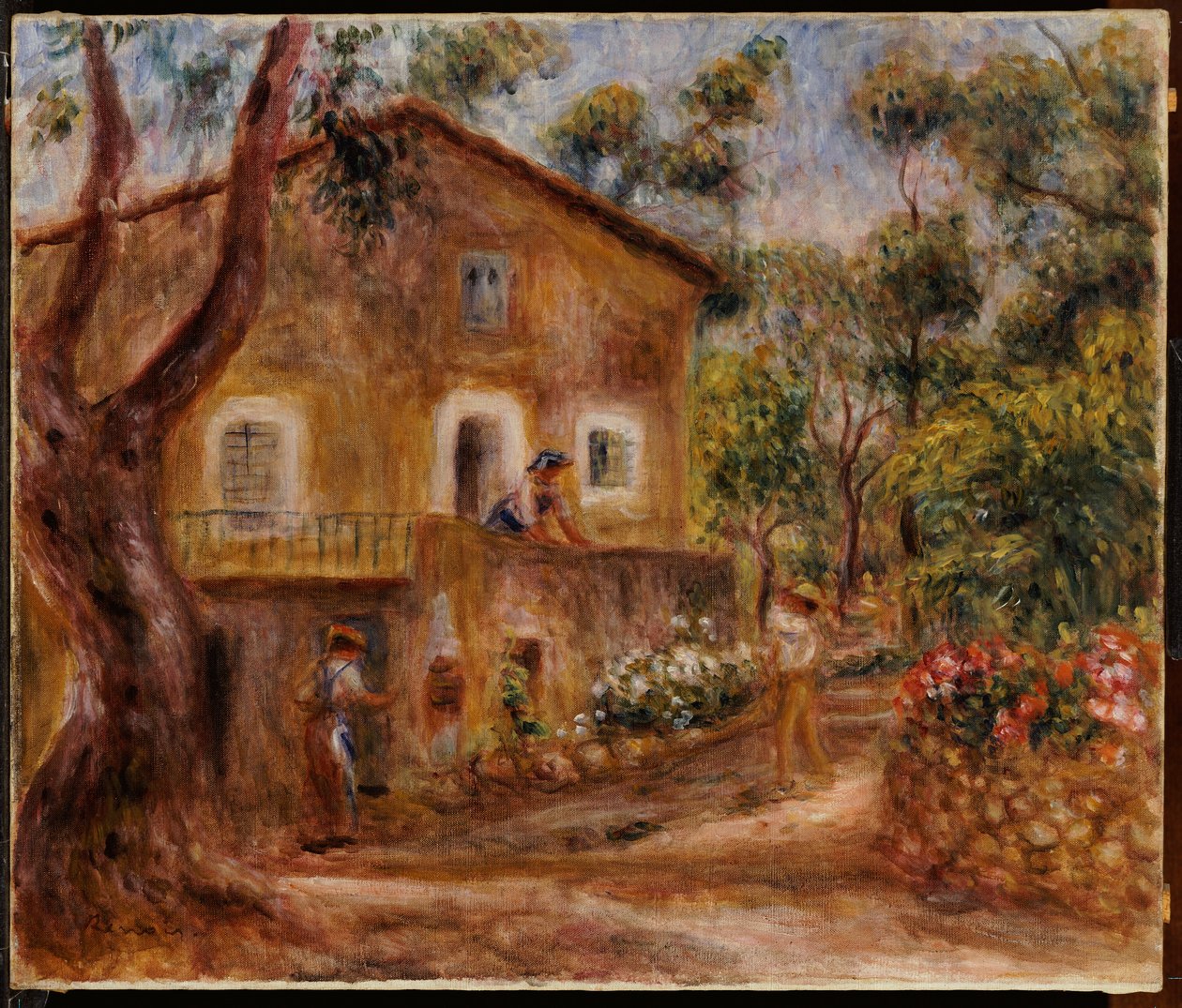 Casa de Colette en Cagne, 1912 de Pierre Auguste Renoir