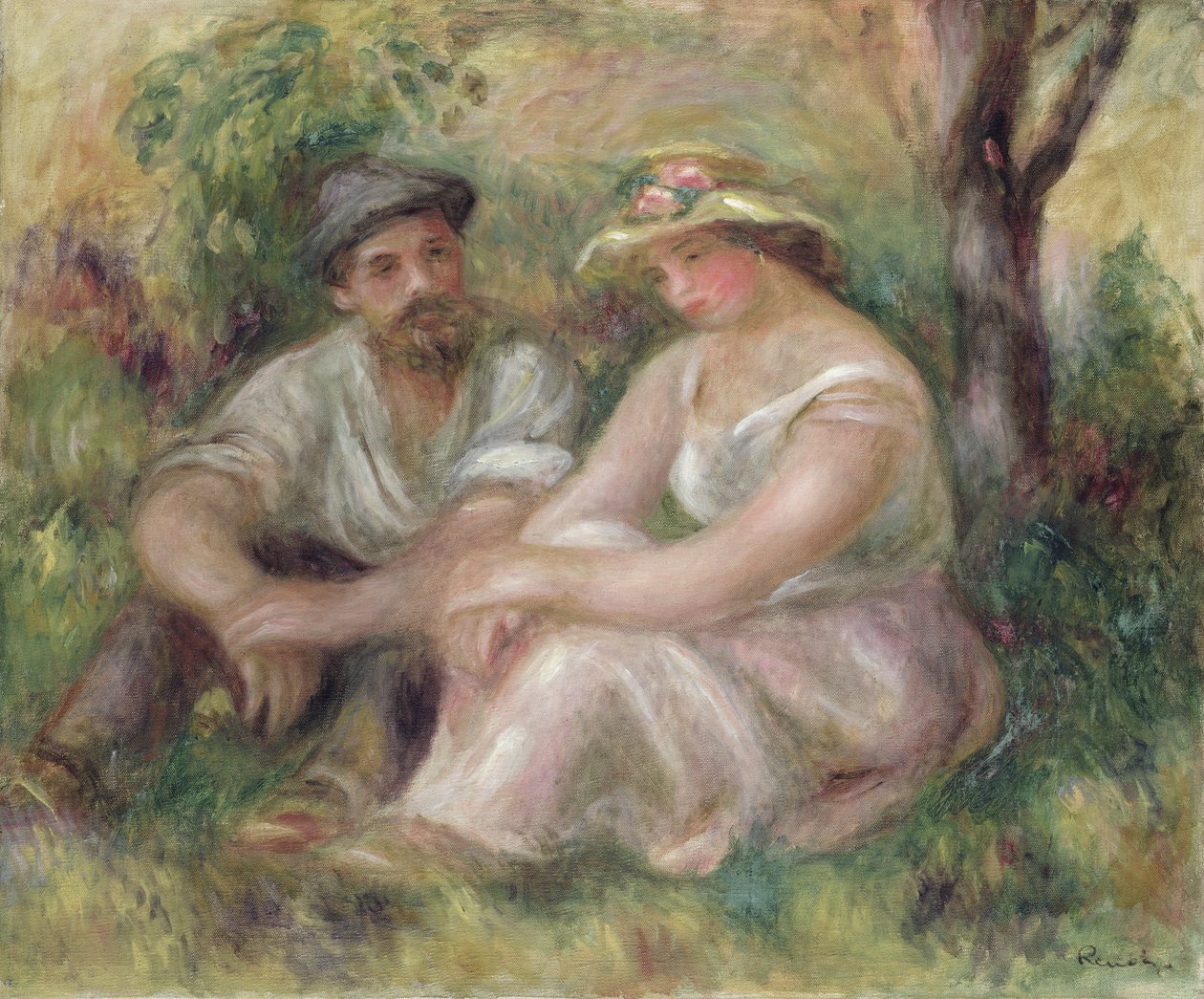 Conversación de Pierre Auguste Renoir