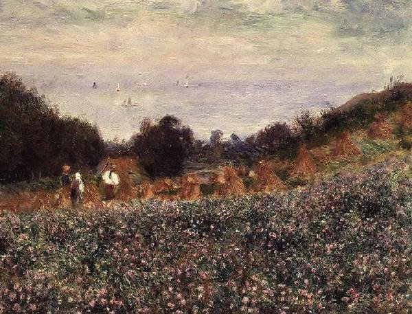 Campo en Berneval de Pierre Auguste Renoir