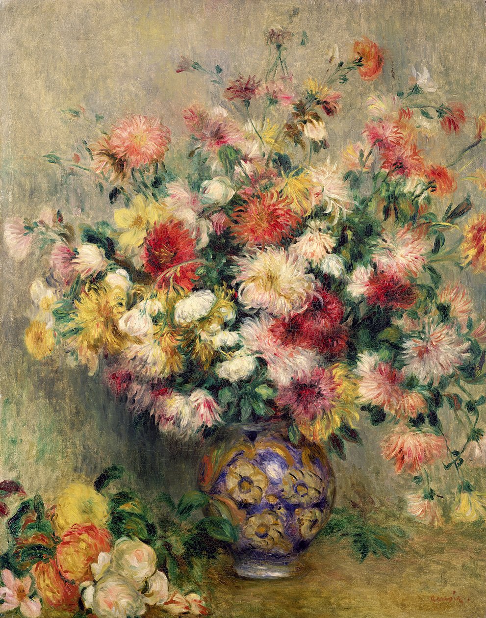 Dalias de Pierre Auguste Renoir