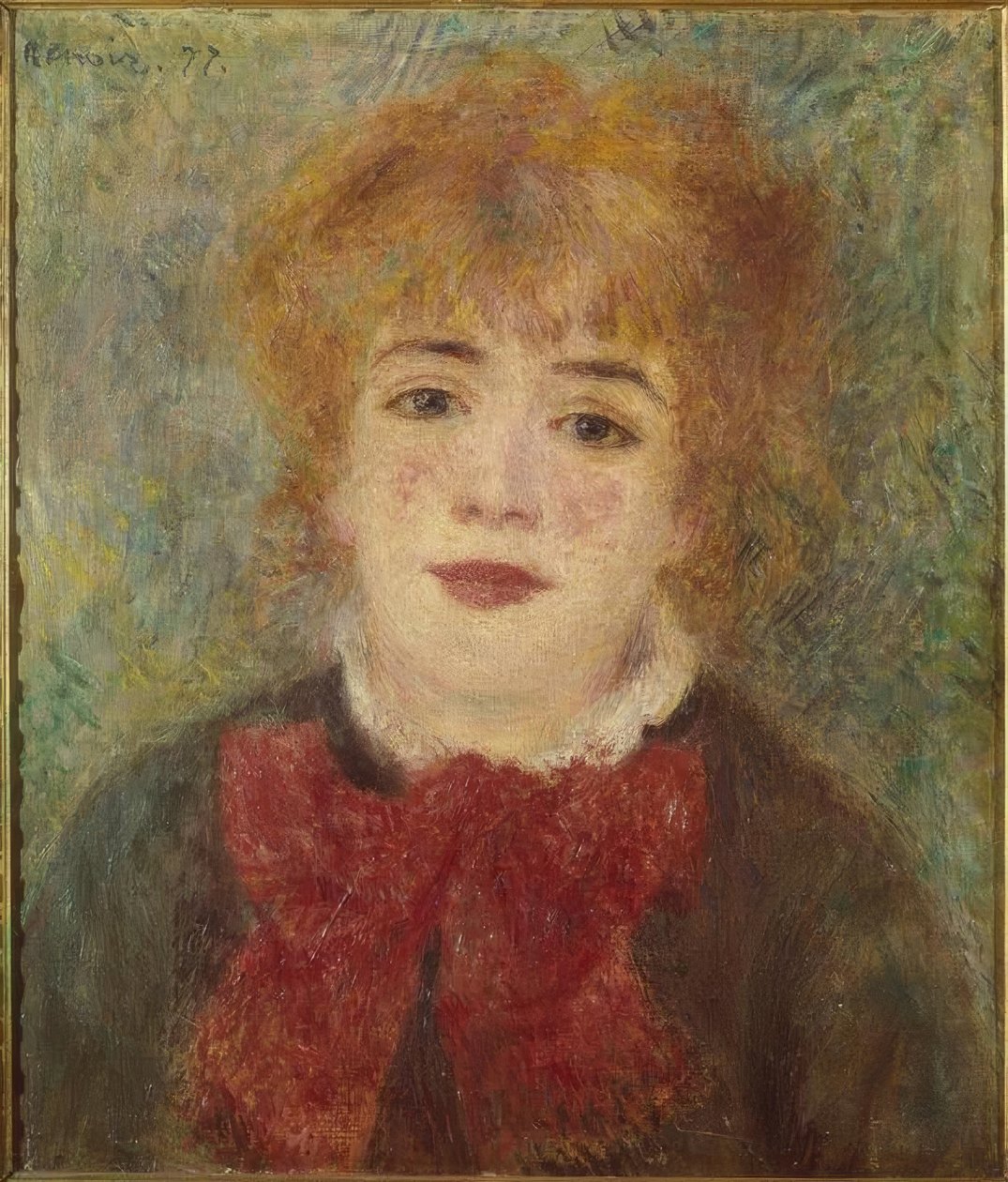 Retrato de dama de Pierre Auguste Renoir