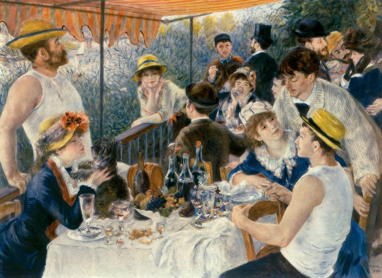 Desayuno de los remeros de Pierre Auguste Renoir