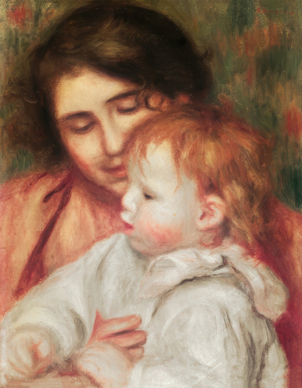 Gabrielle y Jean de Pierre Auguste Renoir
