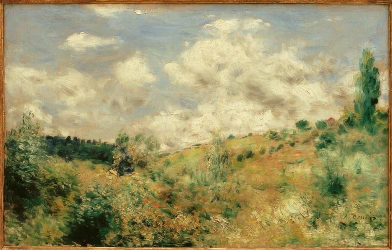 Gran viento. El golpe de viento. de Pierre Auguste Renoir