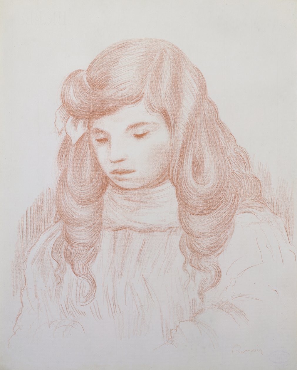 Cabeza de un niño, 1913 de Pierre Auguste Renoir