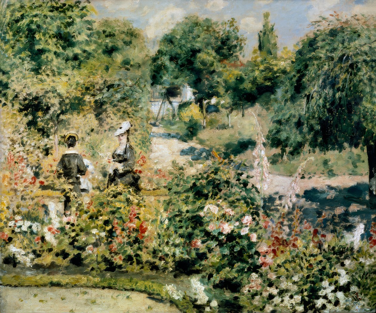 Jardín en Fontenay de Pierre Auguste Renoir